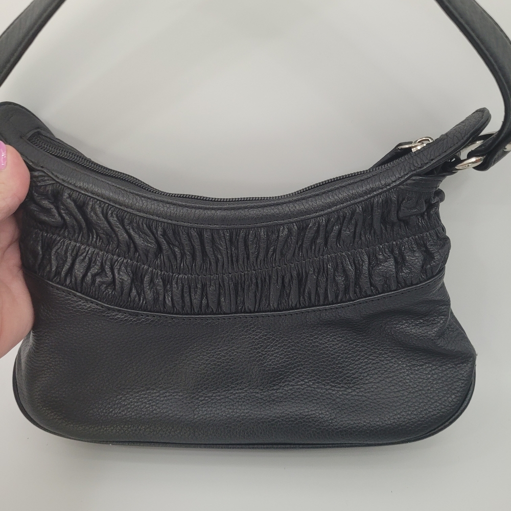 Wilsons Leather Black Shoulder Bag Y2k